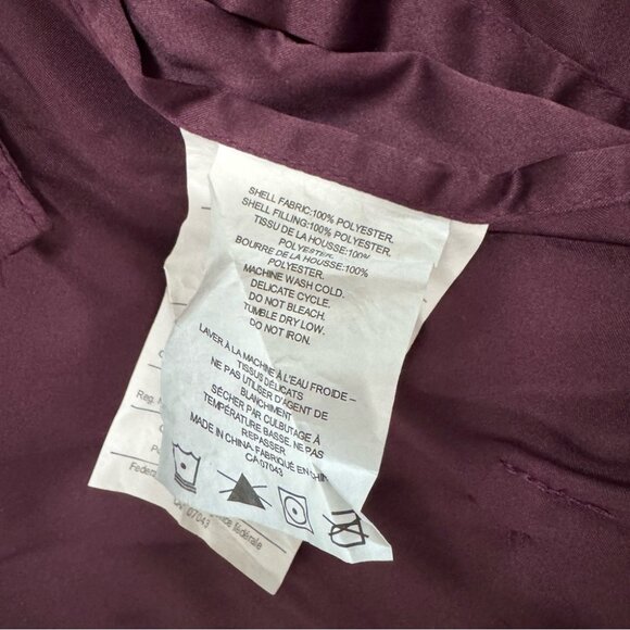 Comforter & pillow cases king sized crushed velvet quilted satiny silky shimmer - Picture 9 of 11